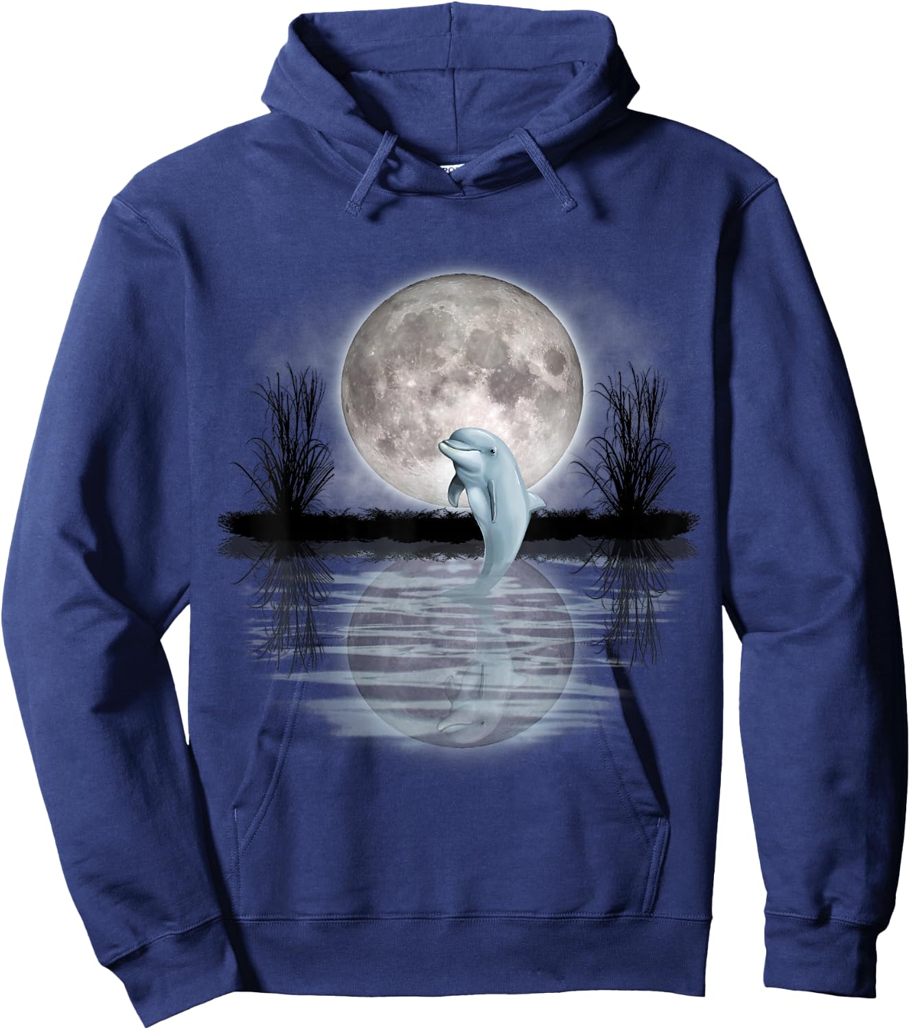 Save the Dolphin Dolphin Gift Girls Women Hoodie - Hoodie | Navy