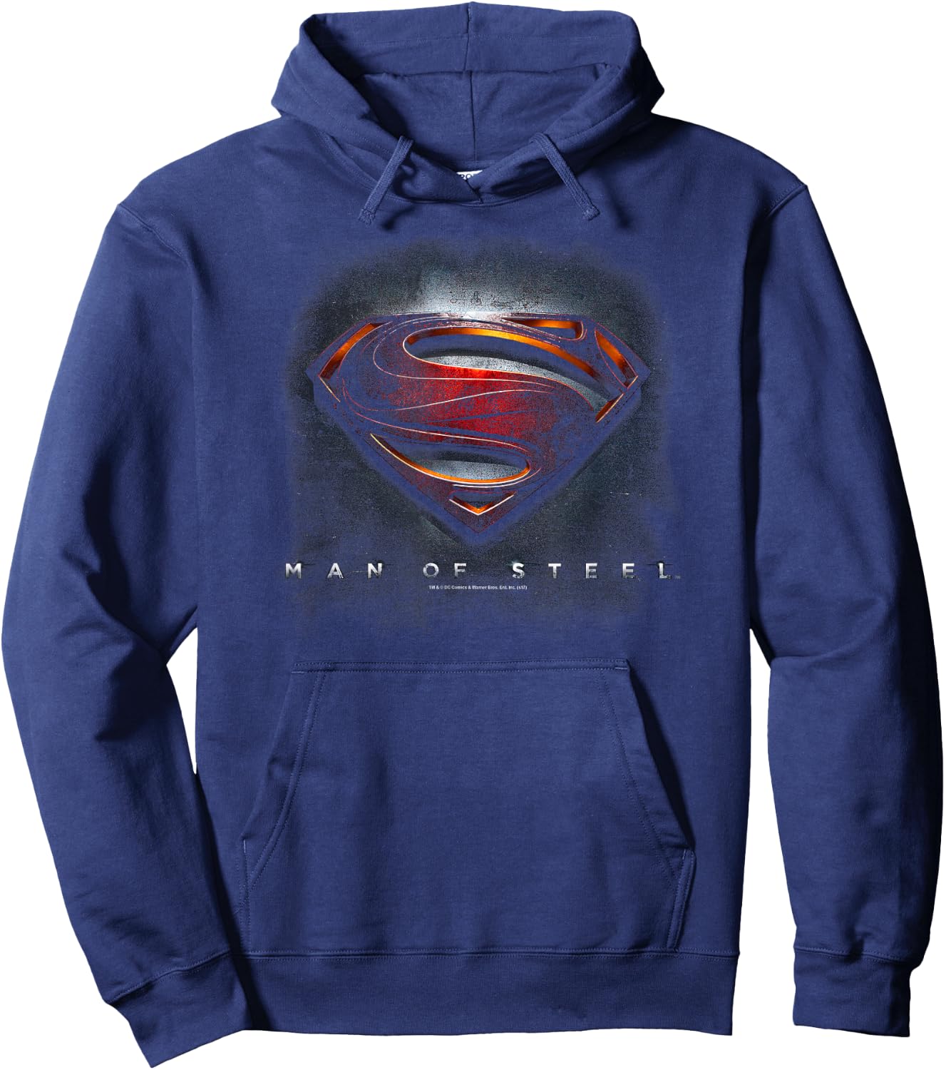 Superman Man of Steel Movie Shield Hoodie - Hoodie | Navy
