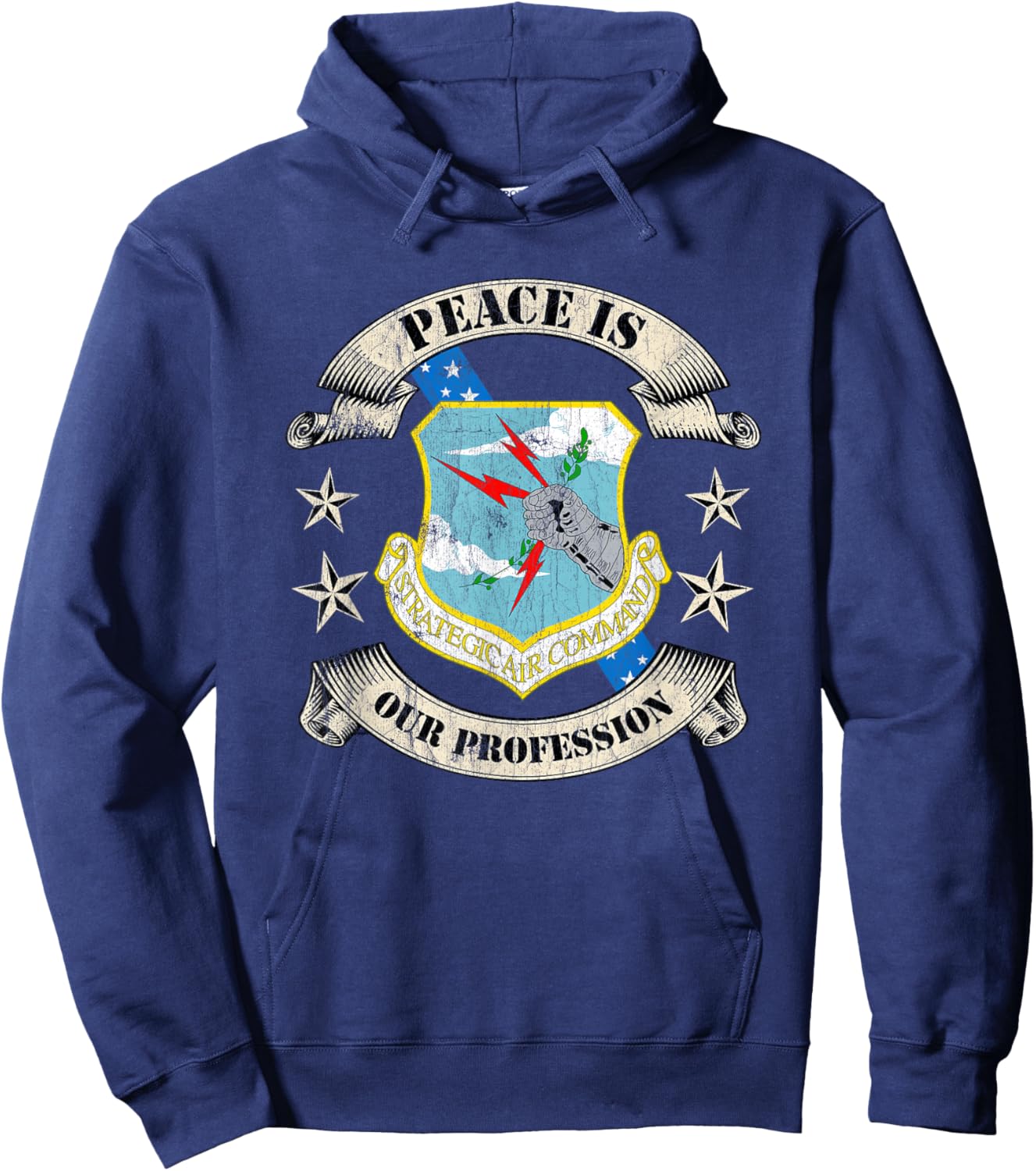 Strategic Air Command SAC Veteran Gifts Hoodie - Hoodie | Navy