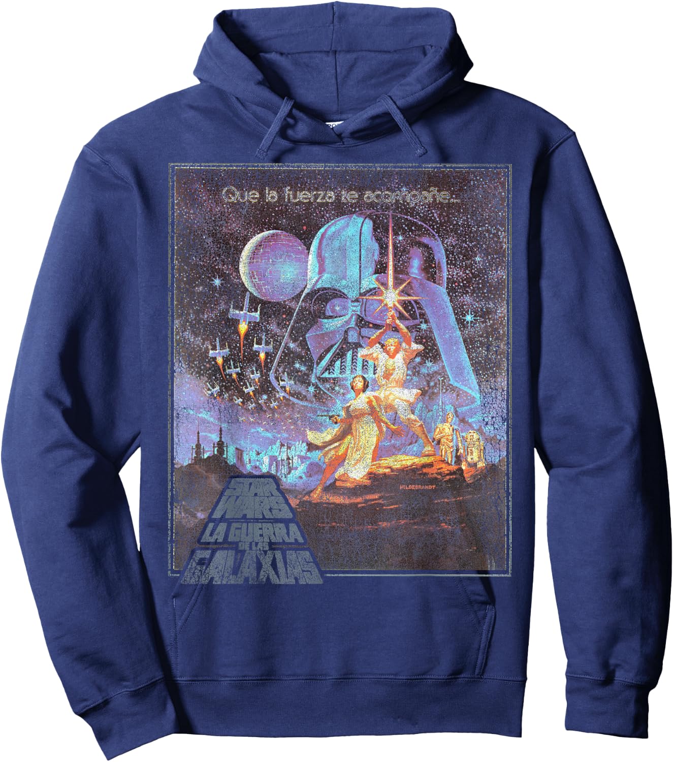 Star Wars Spanish Poster Hoodie - Hoodie | Navy