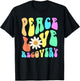 Groovy Peace Love Recovery Celebrate Sober I'm Clean AA NA , Men, Black, Small
