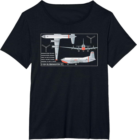 C-124 Globemaster II American Cargo Plane Diagram
