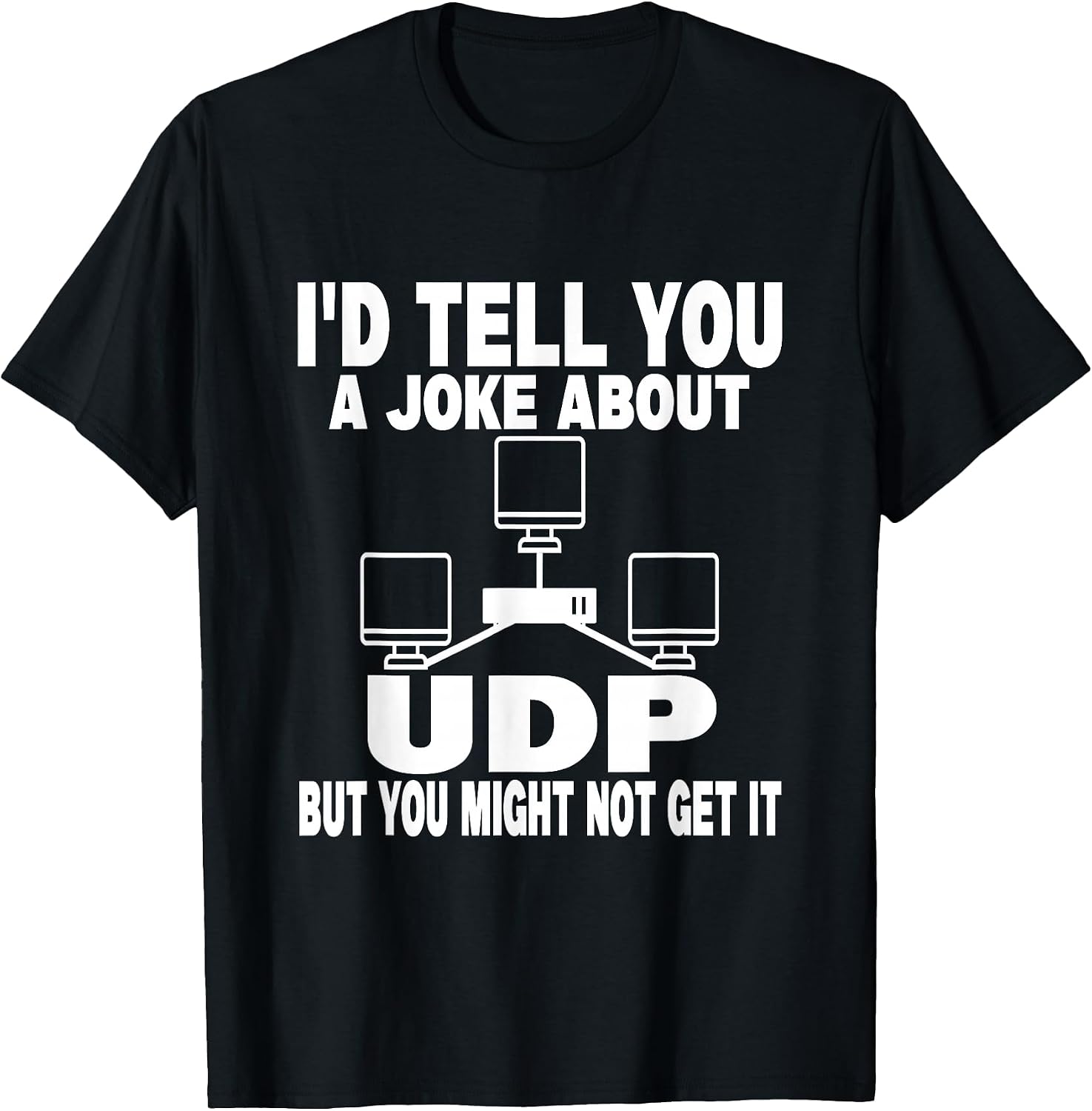 Funny IT Tech Pun Women Computer Network Engineer