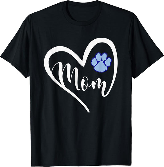 Camden County Wildcats Logo Heart Mom HS