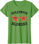 Hollywood Blondes Funny Stars Writting Text