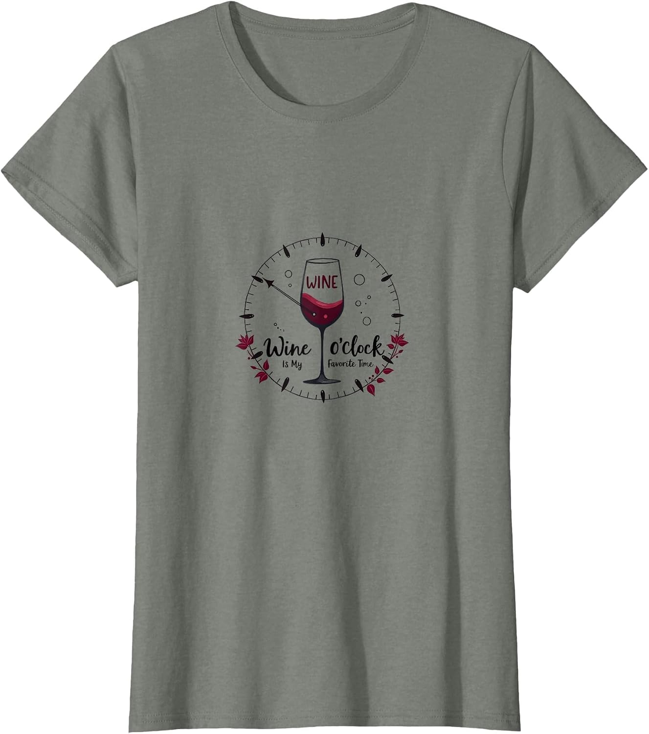 Wine O'Clock Is My Favorite Time - Funny Wine Lover Gift
