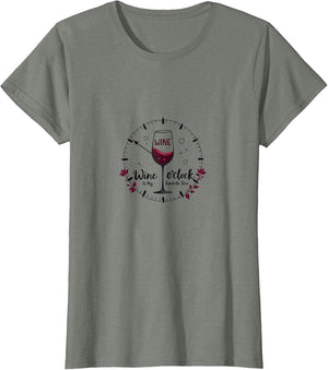 Wine O'Clock Is My Favorite Time - Funny Wine Lover Gift