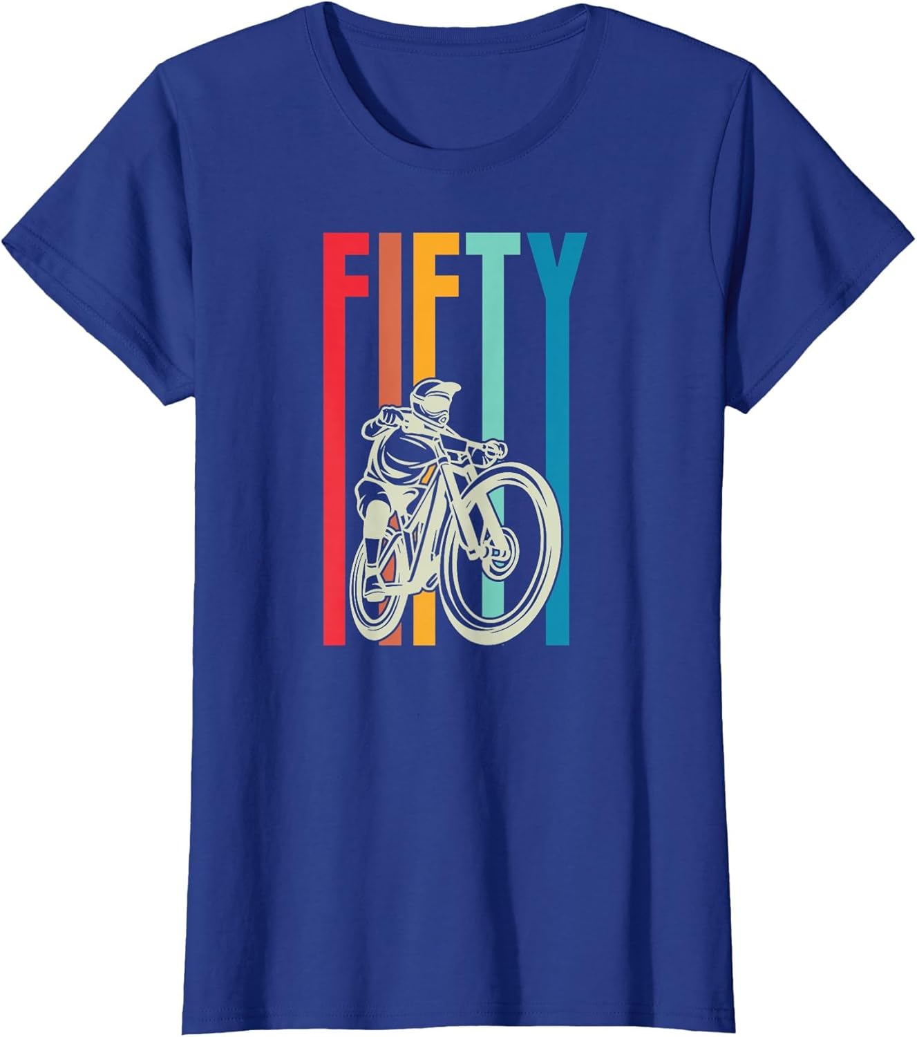50 Year Old Retro Style MTB Mountain Biking Birthday Party