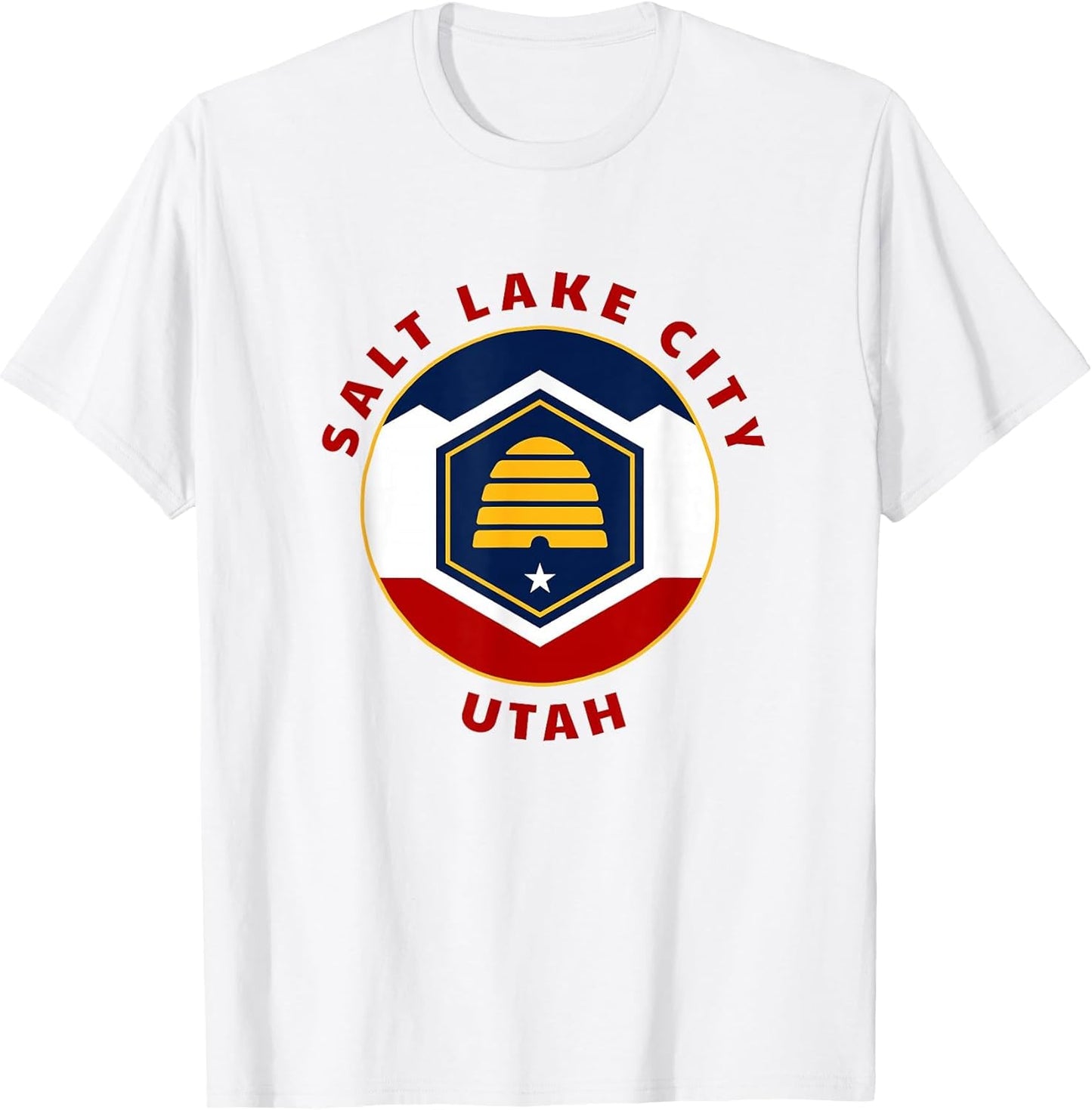 Salt Lake City Utah New UT Flag Beehive Vacation Souvenir