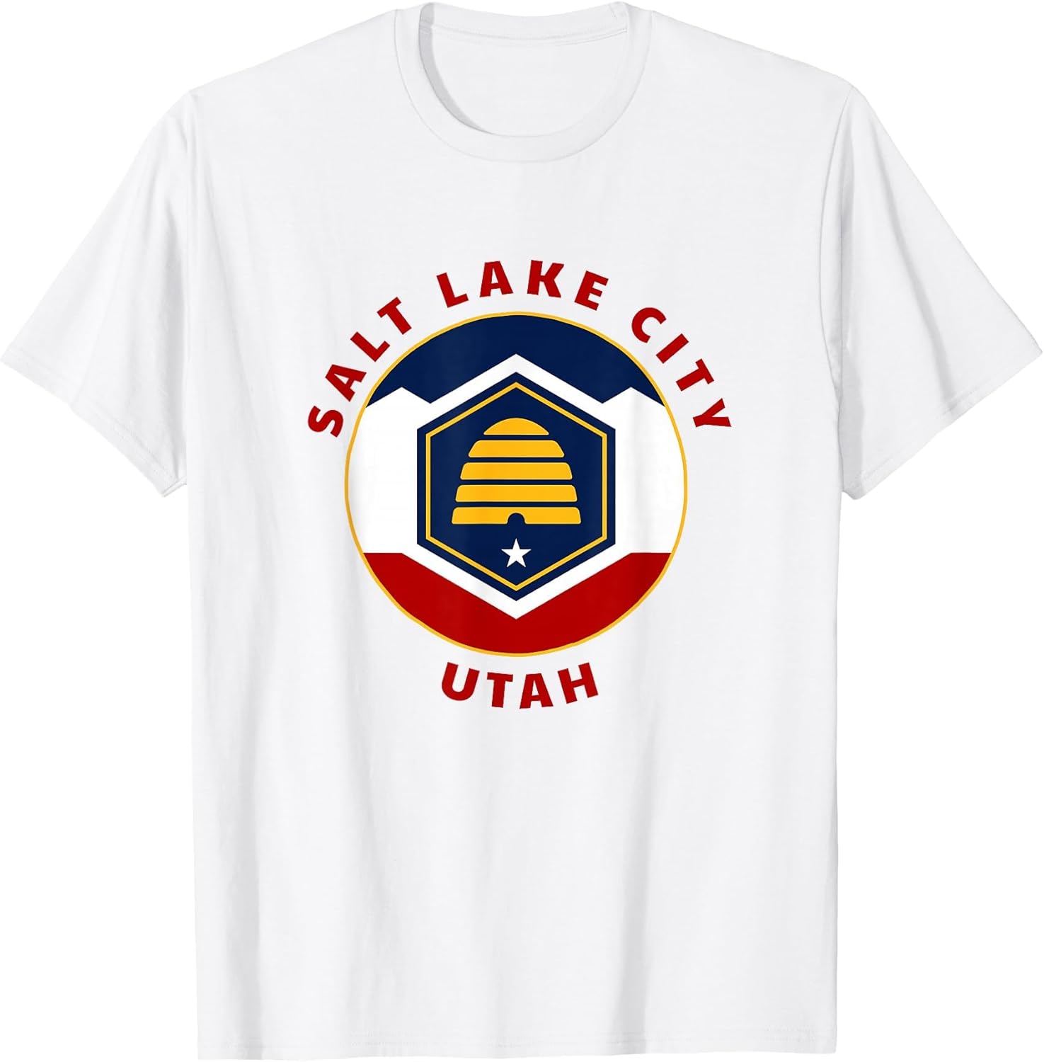 Salt Lake City Utah New UT Flag Beehive Vacation Souvenir