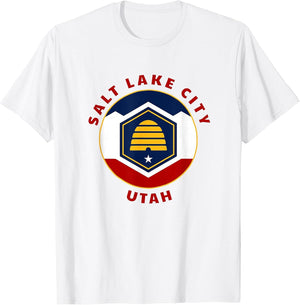 Salt Lake City Utah New UT Flag Beehive Vacation Souvenir