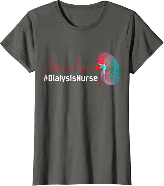 Dialysis Nurse Heartbeat of Kidney Funny Novelty
