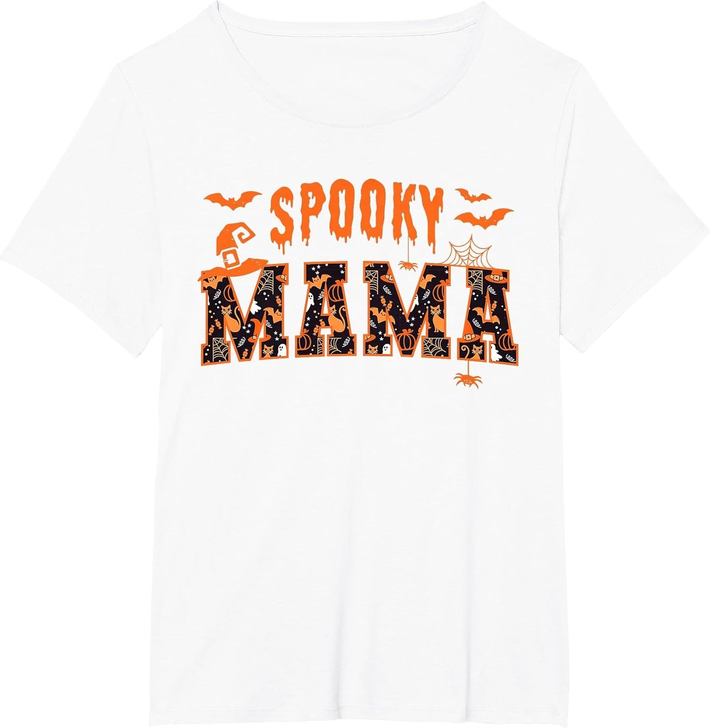 Spooky Mama Halloween Witch Mom Ghost Spooky Costume Women