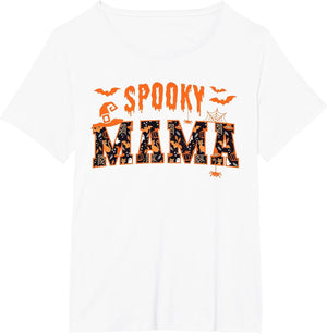 Spooky Mama Halloween Witch Mom Ghost Spooky Costume Women