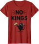 Black Cat No Kings Shirt Men Women No Kings