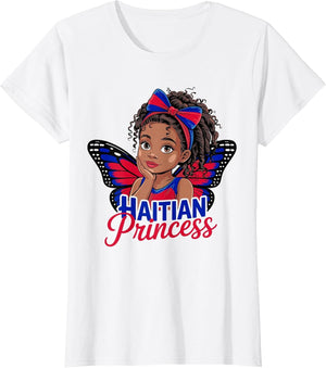 Haitian Princess Girls Pride Haiti Flag Day