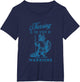 Nurse Nursing is The Stuff of Warriors Racoon Animal Design , Women's Plus, Navy Blue, 1X