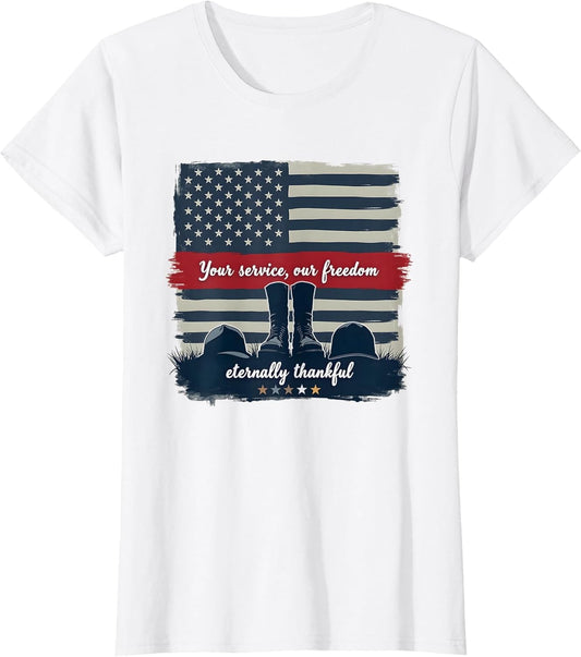 Veterans Thank You - Your Service Our Freedom Patriotic