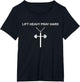Lift Heavy Pray Hard Cross - Minimalist Christian Religious