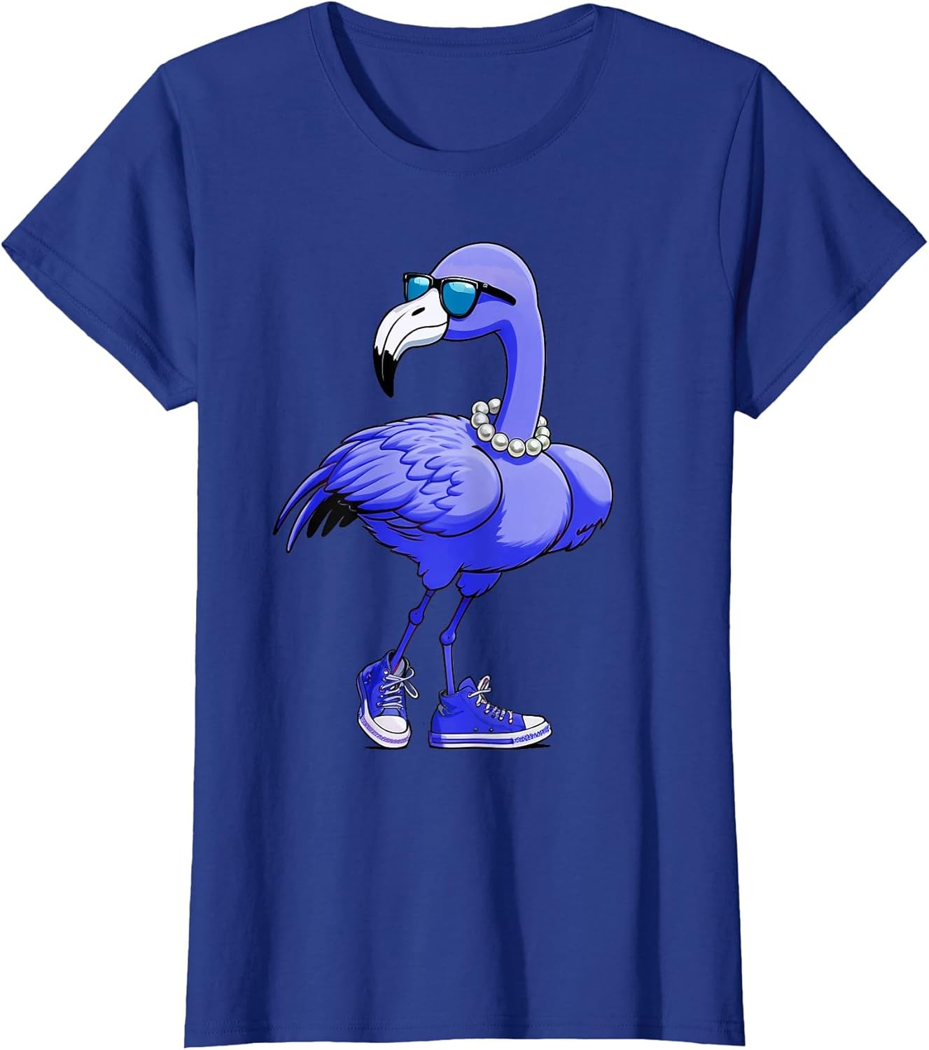 Blue Flamingo Pearls Comma La Kamala Harris 2024