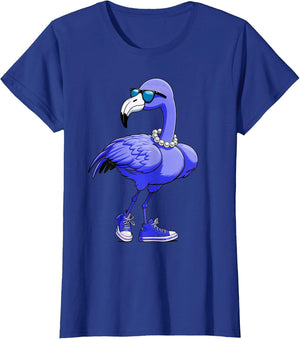 Blue Flamingo Pearls Comma La Kamala Harris 2024