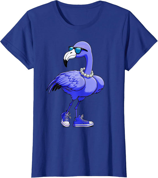 Blue Flamingo Pearls Comma La Kamala Harris 2024