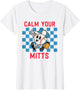 Calm Your Mitts Baseball Player Funny Baseball Game Joke