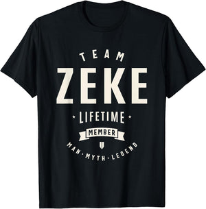 Team Zeke Lifetime Member Funny Name Zeke