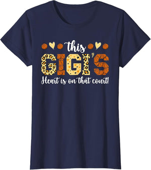 Gigi's Heart Basketball Gigi of A Basketball Player
