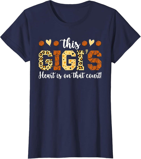 Gigi's Heart Basketball Gigi of A Basketball Player