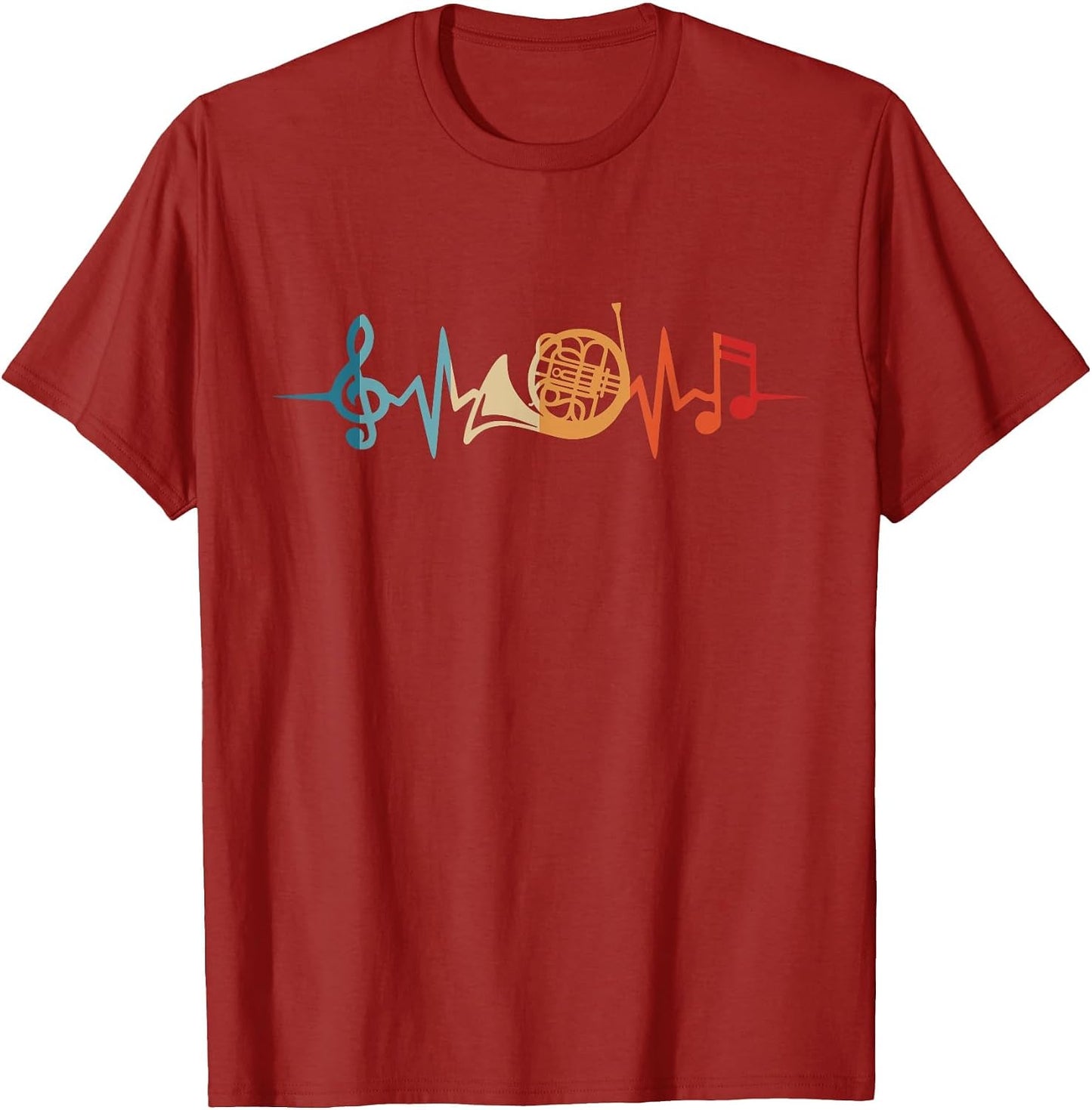 French Horn Player Heartbeat Funny French Horn