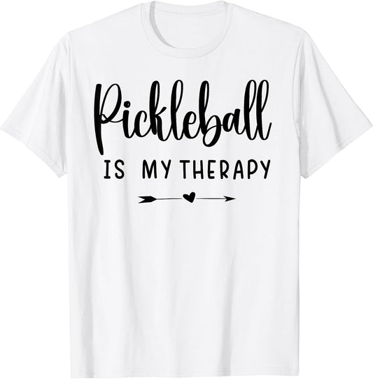 Pickleball Is My Therapy Funny Pickleball Therapy players