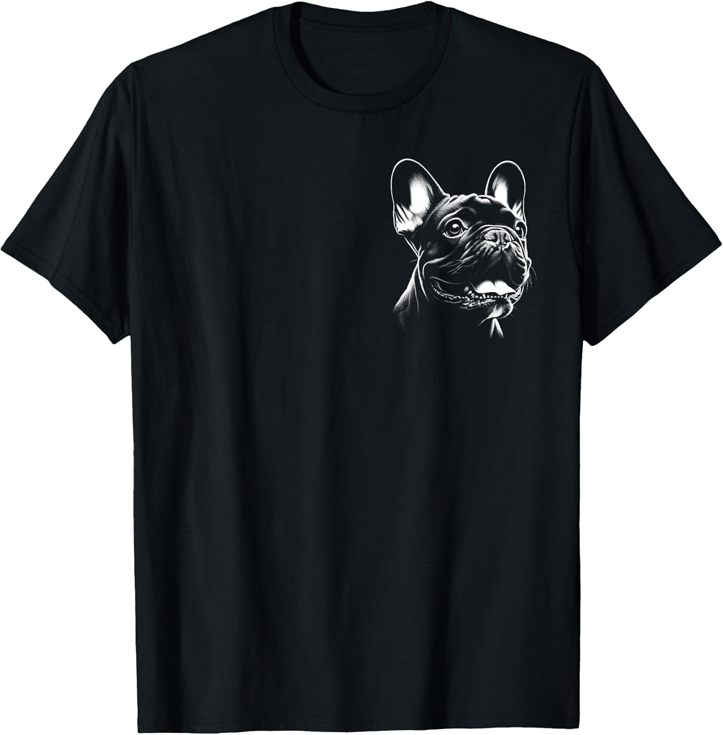 French Bulldog Portrait on Chest