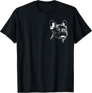 French Bulldog Portrait on Chest