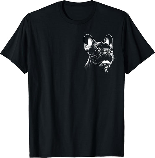 French Bulldog Portrait on Chest