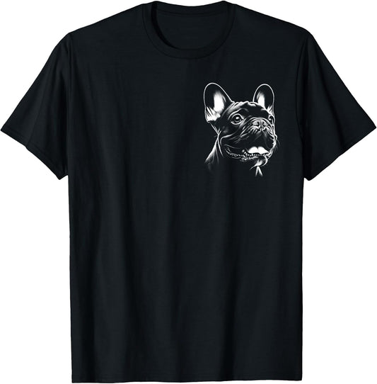 French Bulldog Portrait on Chest