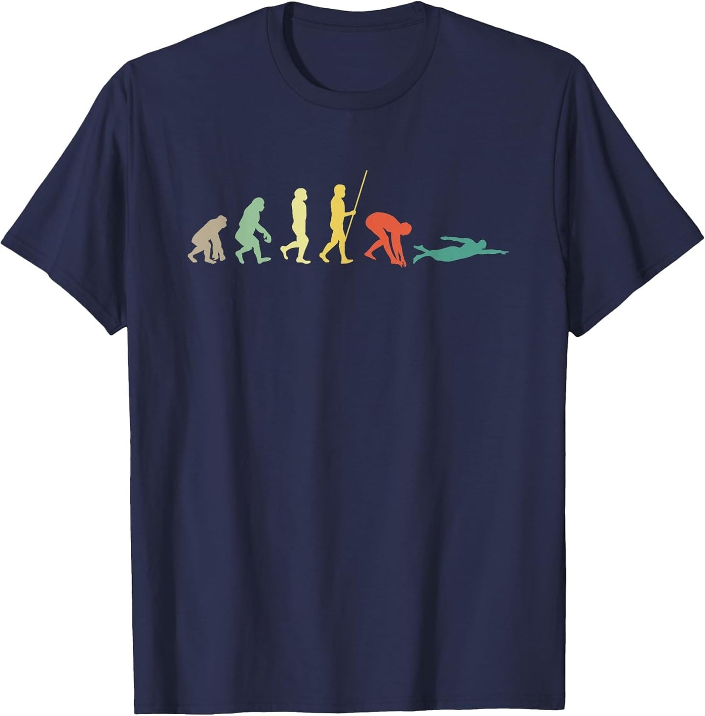 Funny Swimming Evolution Swim Coach Swimmers