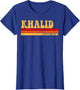 Khalid Name Personalized Idea Men Retro Vintage Khalid