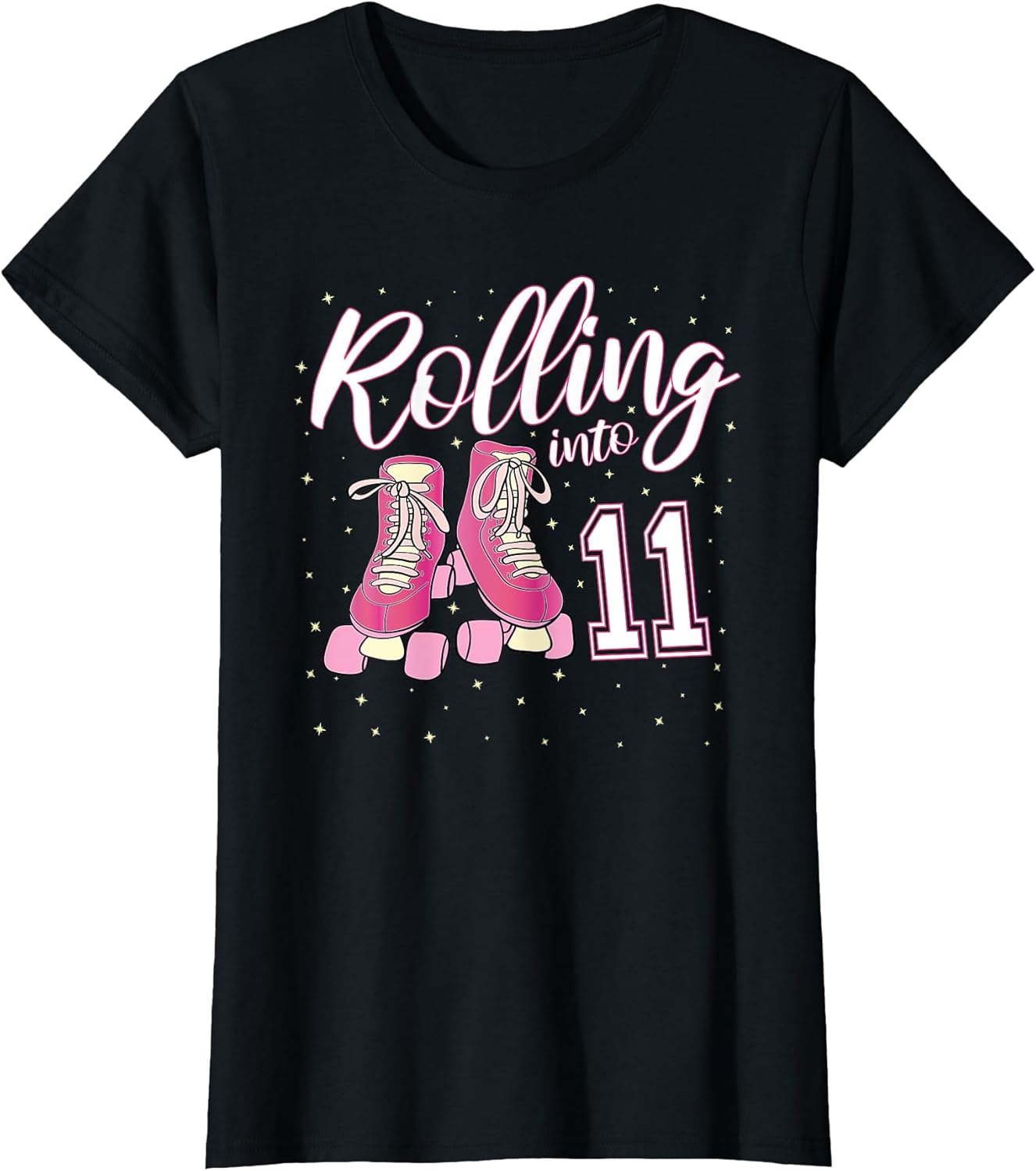 Rolling Into 11 Years Old Girl 11th Birthday Roller Skate