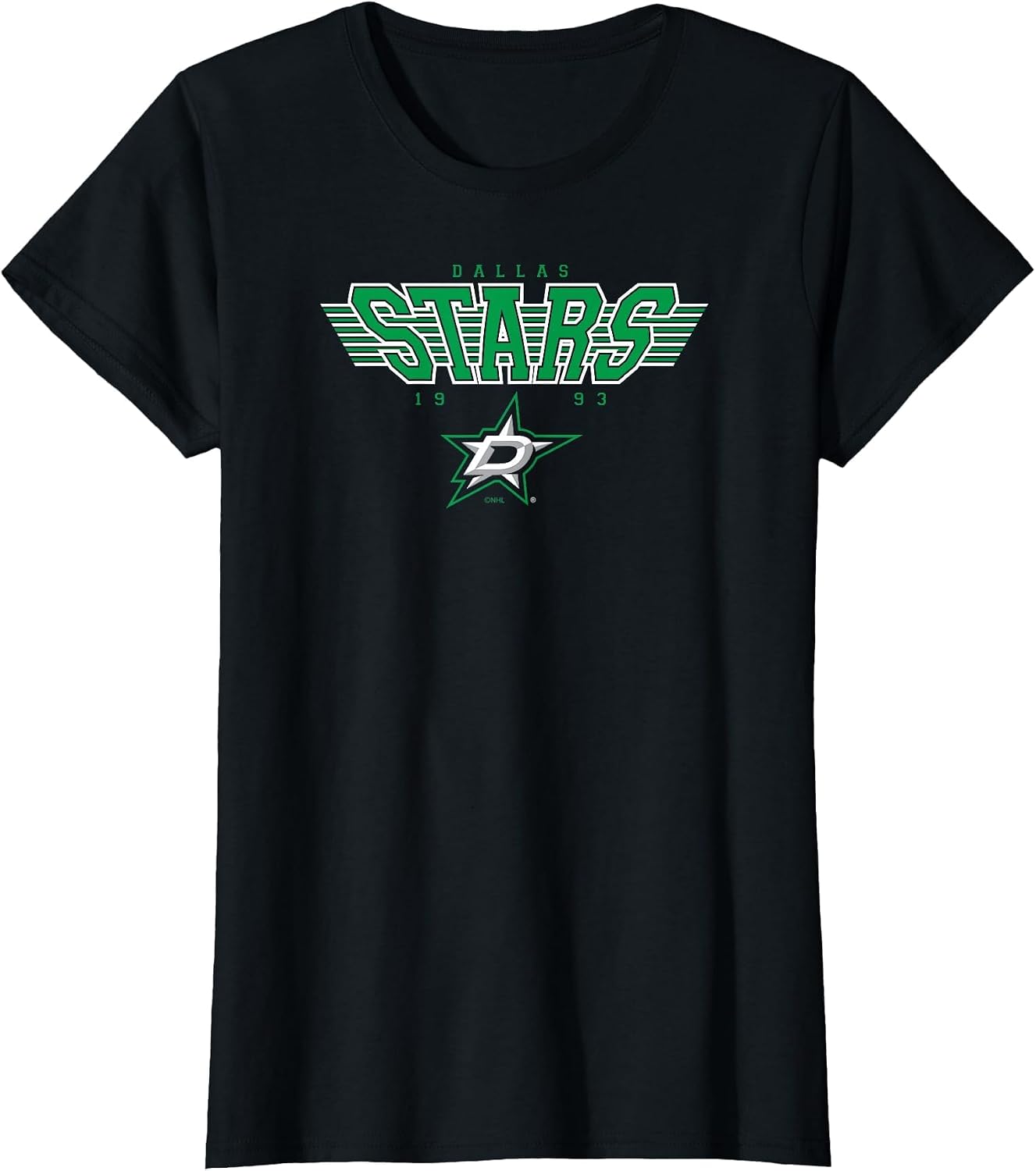 Dallas Stars Laser Black Officially Licensed