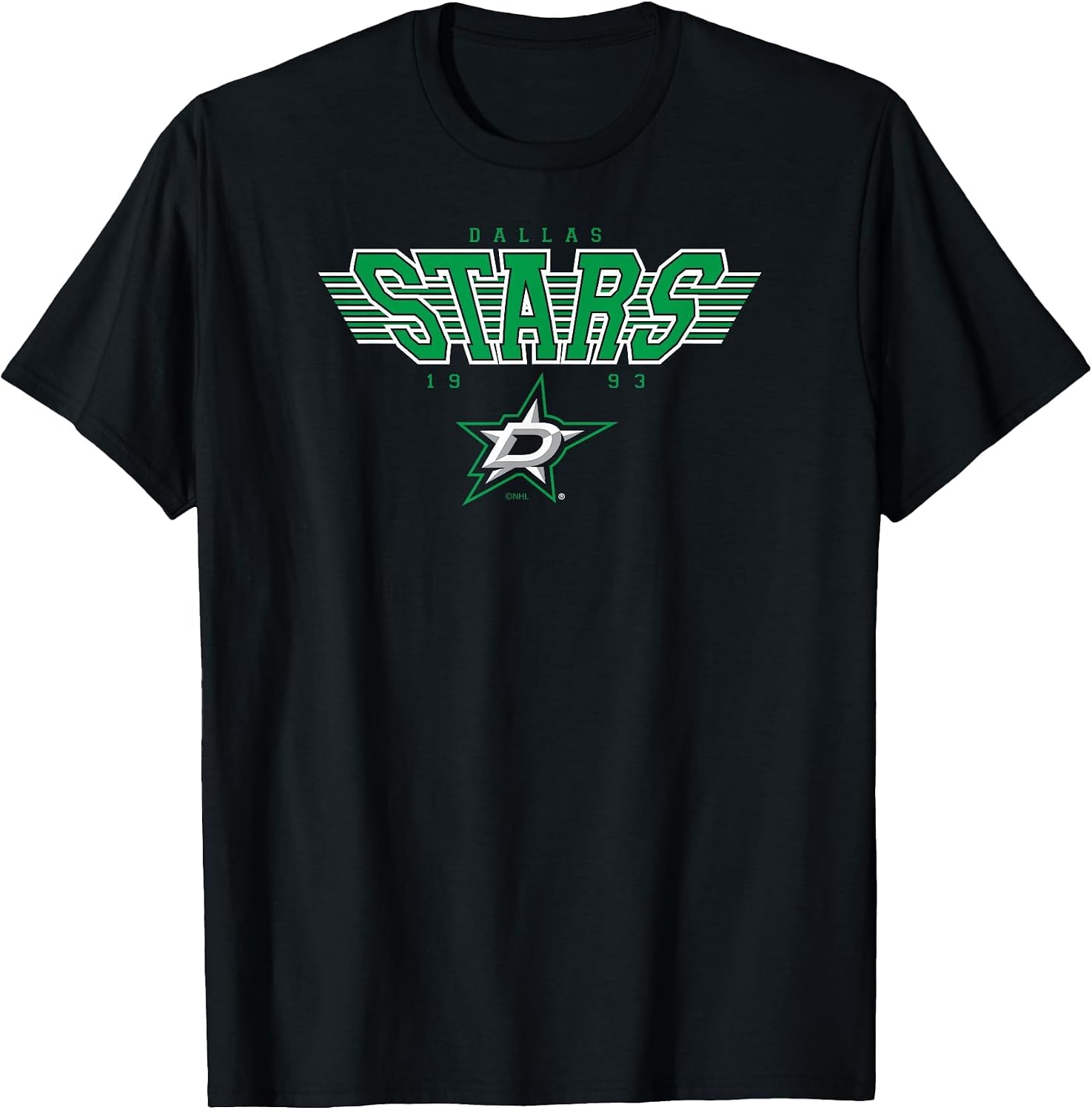Dallas Stars Laser Black Officially Licensed