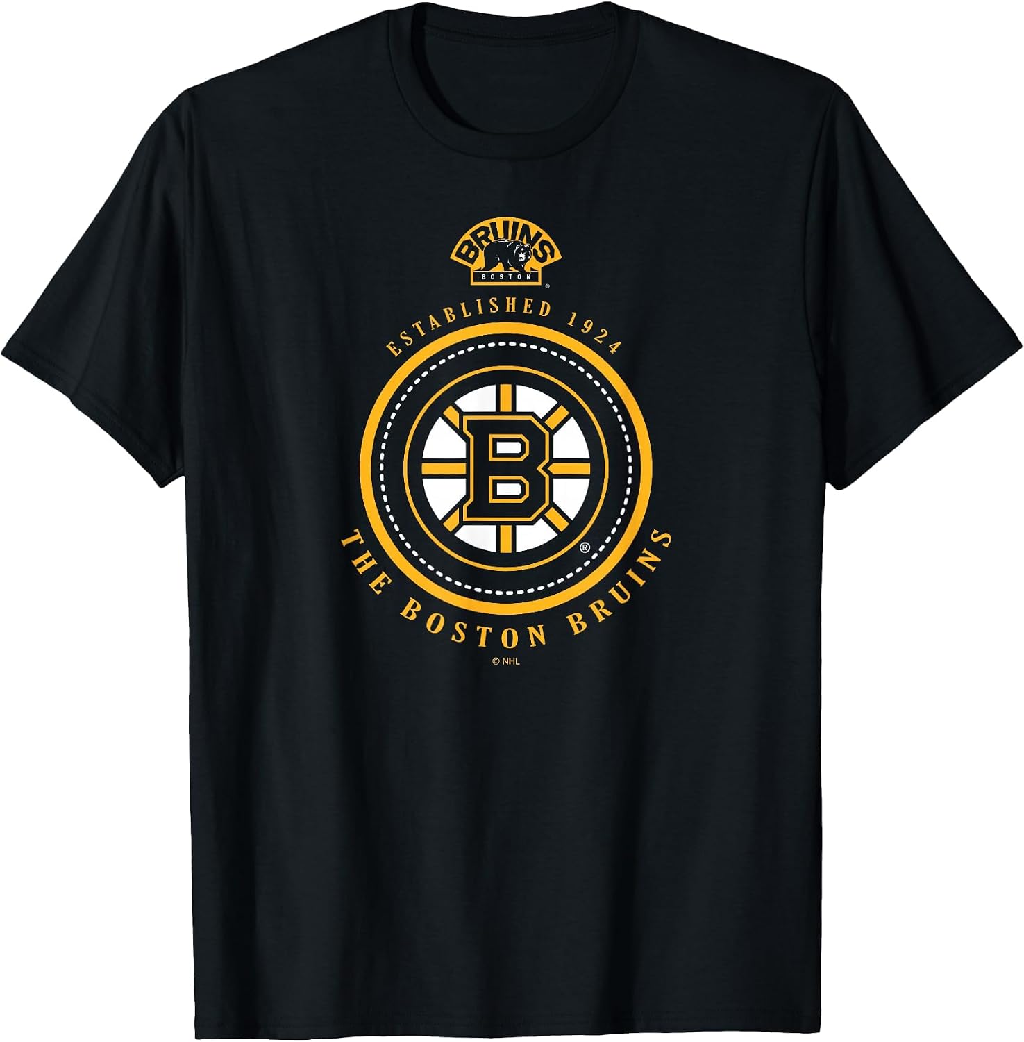 Boston Bruins Est 1924 Black Officially Licensed