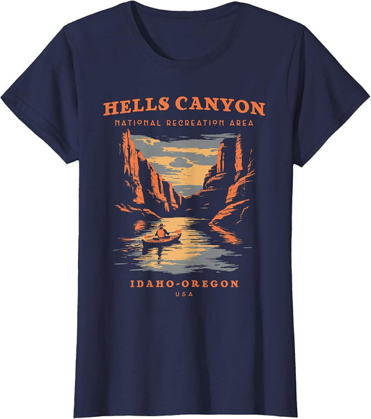 Hells Canyon National Recreation Area Retro Vintage