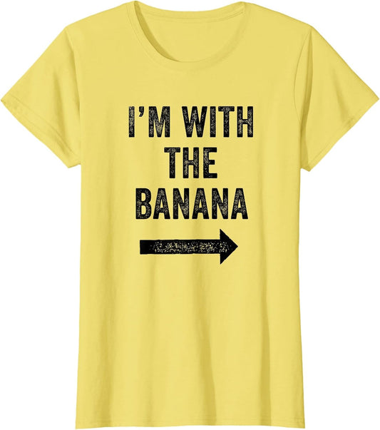 Funny I'm with The Banana Lazy Halloween Costume Matching