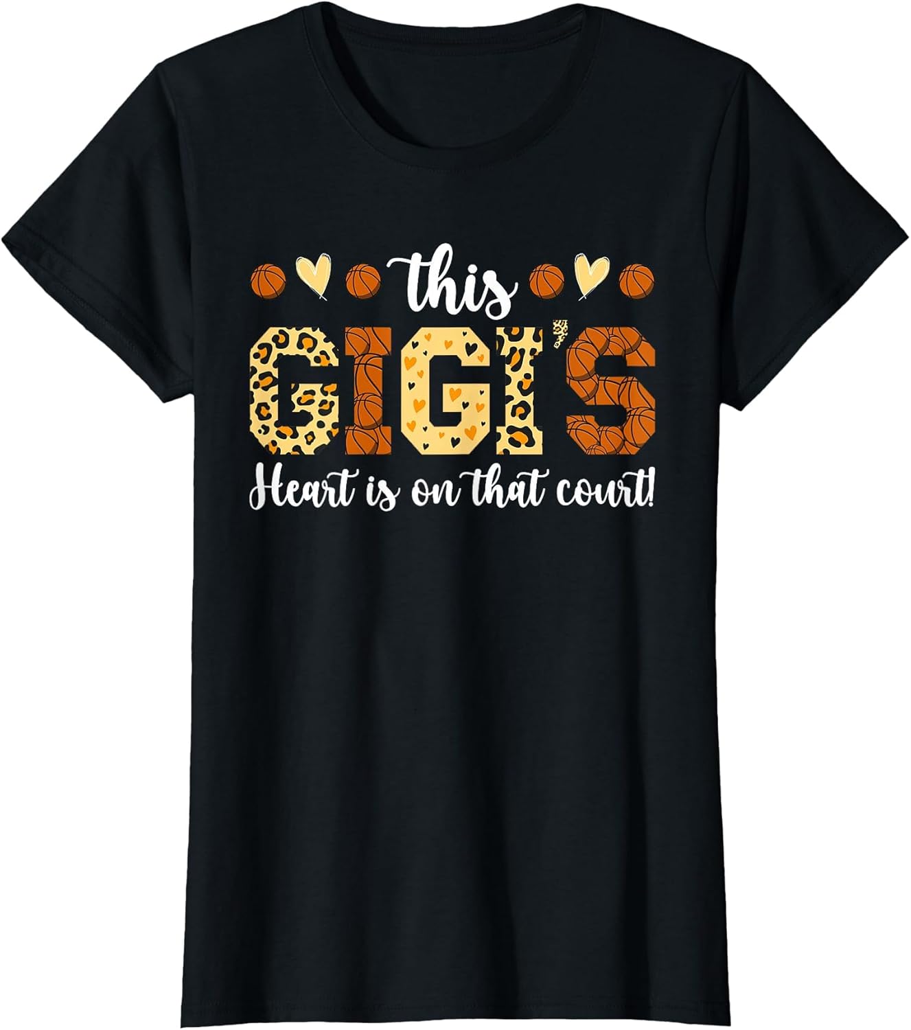 Gigi's Heart Basketball Gigi of A Basketball Player