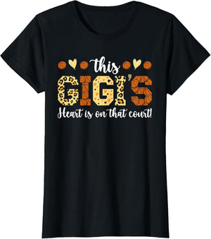 Gigi's Heart Basketball Gigi of A Basketball Player