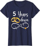 5 Years Down Forever to Go Couple 5th Wedding Anniversary