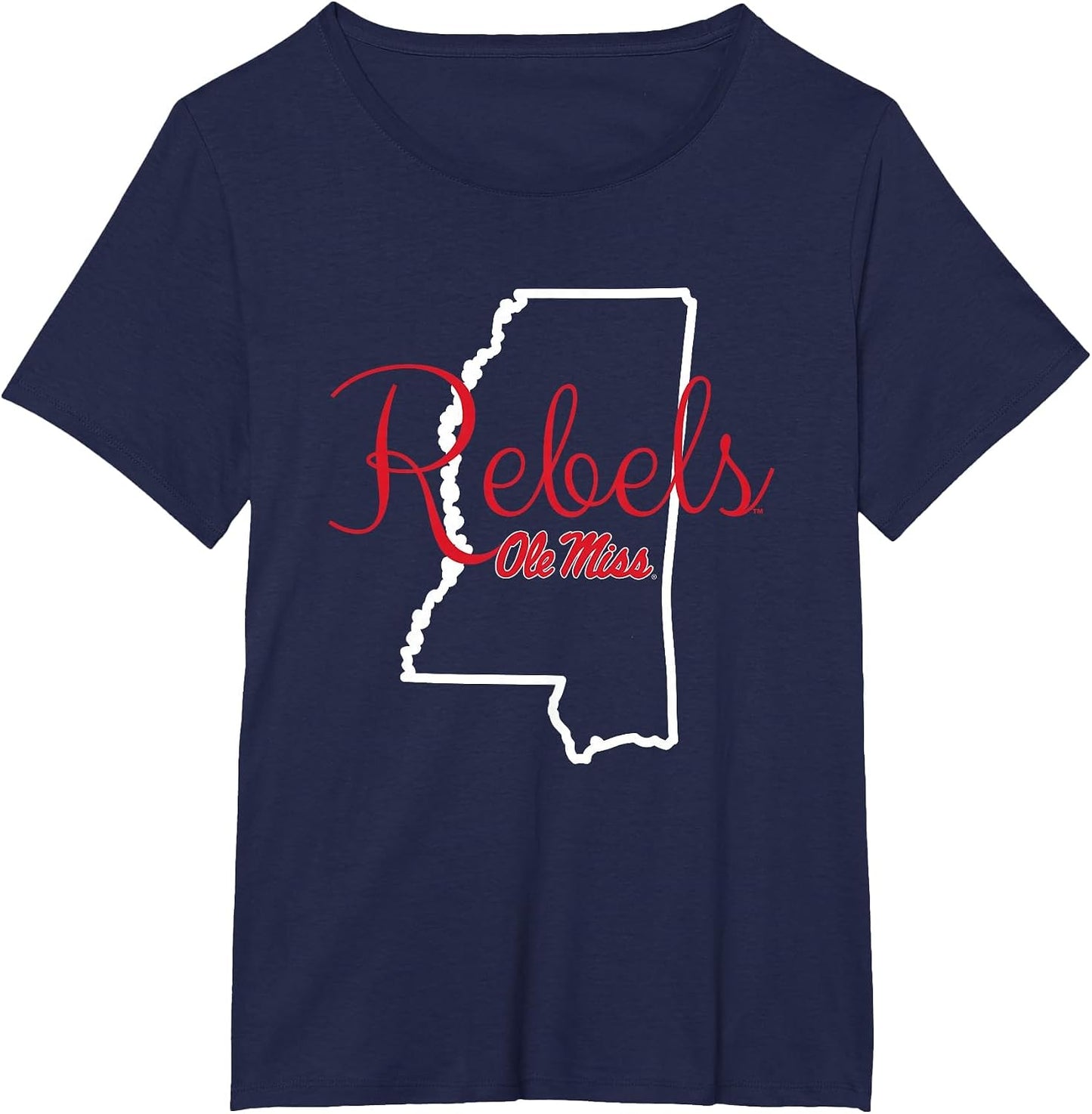 Mississippi Ole Miss Rebels State Logo Officially Licensed
