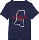 Mississippi Ole Miss Rebels State Logo Officially Licensed