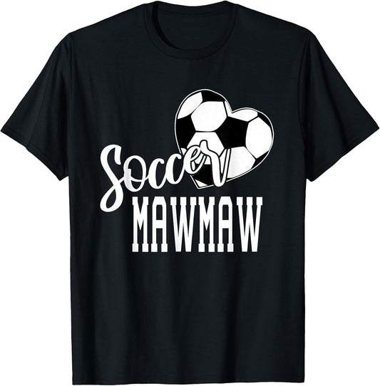 Soccer Ball Cute Heart Soccer Mawmaw